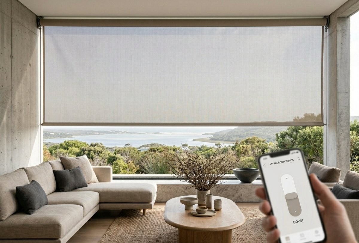 Made-to-measure blinds fitted in a Herolds Bay home